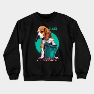 Funny Beagle Puppy Crewneck Sweatshirt